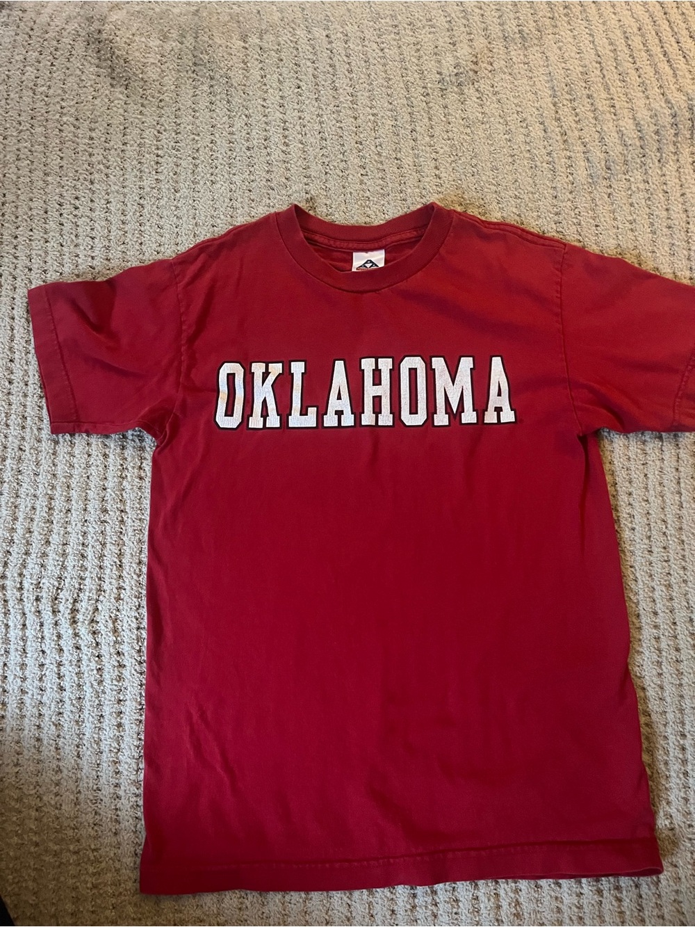 Oklahoma Red Graphic Short Sleeve Tee